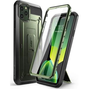 imageSUPCASE Unicorn Beetle Pro Series Case Designed for iPhone 11 Pro 58 Inch 2019 BuiltIn Screen Protector FullBody Rugged Holster Case BlackMetallicGreen