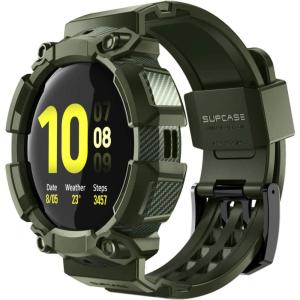 imageSUPCASE Unicorn Beetle Pro Series Case for Galaxy Watch Active 2Galaxy Watch Active 40mm Rugged Protective Case with Strap Bands for Galaxy Watch ActiveActive 2 40mm 2019 ReleaseGreen