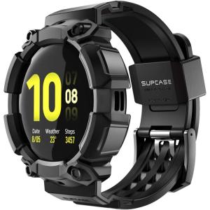 imageSUPCASE Unicorn Beetle Pro Series Case for Galaxy Watch Active 2Galaxy Watch Active 40mm Rugged Protective Case with Strap Bands for Galaxy Watch ActiveActive 2 40mm 2019 ReleaseBlack