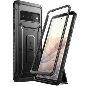 imageSUPCASE Unicorn Beetle Pro Series Case for Google Pixel 6 2021 FullBody Rugged BeltClip ampamp Kickstand Case without Builtin Screen Protector BlackBlack