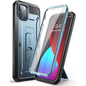 imageSUPCASE Unicorn Beetle Pro Series Case for iPhone 12 Pro Max 2020 Release 67 Inch Builtin Screen Protector FullBody Rugged Holster CaseBlackBlue
