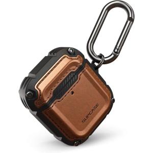 imageSUPCASE Unicorn Beetle Royal Series Case Designed for Airpods 1 ampamp 2 FullBody Rugged Protective Cover Case with Carabiner for Apple Airpods 1st ampamp 2nd Brown