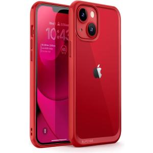imageSUPCASE Unicorn Beetle Style Series Case for iPhone 14  iPhone 13 Premium Hybrid Protective Slim Clear Case AzureRed
