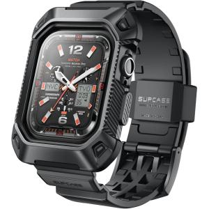 imageSUPCASE for Apple Watch 10 46mm Case with Band Unicorn Beetle Pro MilitaryGrade Protection Scratchresistant Rugged Men Cover with Adjustable Strap Band for iWatch 10 46mm Black