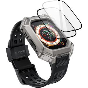 imageSUPCASE for Apple Watch Ultra Band with Case Unicorn Beetle Pro XT 2X Screen Protector MilitaryGrade Protection Rugged Men Metal Cover with Adjustable Strap Band for iWatch Ultra 21 StarStar