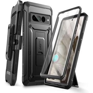 imageSUPCASE for Google Pixel 8A Case with Stand ampamp BeltClip Unicorn Beetle Pro Builtin Screen Protector MilitaryGrade Protection Heavy Duty Rugged Kickstand Phone Case for Pixel 8A BlackBlack