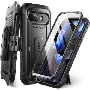 imageSUPCASE for Google Pixel 9A Case with Screen Protector Unicorn Beetle Pro Builtin Stand ampamp BeltClip MilitaryGrade Protection Full Body Phone Case for Pixel 9A 2025 Black