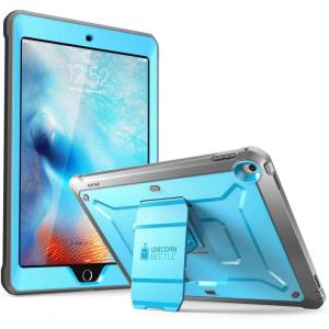 imageSUPCASE for iPad 97 Inch Case 6th5th Generation Unicorn Beetle Pro Builtin Screen Protector ampamp Stand Heavy Duty Full Body Shockproof Rugged Protective Case for iPad 97quot 20182017 BlackBlue
