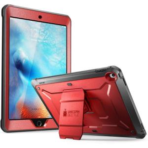 imageSUPCASE for iPad 97 Inch Case 6th5th Generation Unicorn Beetle Pro Builtin Screen Protector ampamp Stand Heavy Duty Full Body Shockproof Rugged Protective Case for iPad 97quot 20182017 BlackMetallicRed