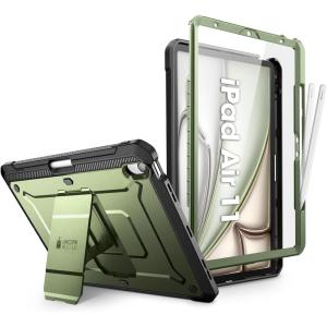 imageSUPCASE for iPad Air 13 Inch Case M3M2 20252024 with Pencil Holder Unicorn Beetle Pro Builtin Screen Protector ampamp Stand MilitaryGrade Protection Rugged Cover for iPad Air 13 Inch WhiteGuldan