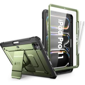 imageSUPCASE for iPad Pro 13 Inch Case M4 2024 7th Generation with Pencil Holder Unicorn Beetle Pro Builtin Screen Protector ampamp Stand FullBody Rugged Cover for iPad Pro 13 Inch M4 2024 7th GenArcticGuldan