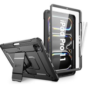 imageSUPCASE for iPad Pro 13 Inch Case M4 2024 7th Generation with Pencil Holder Unicorn Beetle Pro Builtin Screen Protector ampamp Stand FullBody Rugged Cover for iPad Pro 13 Inch M4 2024 7th GenArcticBlack