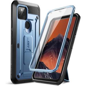 imageSupCase Unicorn Beetle Pro Series Case for Google Pixel 5 2020 Release FullBody Rugged Holster Case with Builtin Screen Protector BlackBlue