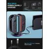 imageSUPCASE Charging Dock for Nintendo Switch 2 Joy Con Supports DualSide Charging 9 Light Modes Magnetic Controller Fast Charger Stand Station Compatible with Switch 2 Joy Con Accessories Black