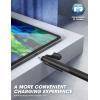 imageSUPCASE Silicone Protective Case for Apple Pencil 1st Generation AntiSlip Grip with Nib Cover 3 Pieces Accessories BlackBlack