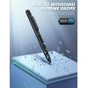 imageSUPCASE Silicone Protective Case for Apple Pencil 1st Generation AntiSlip Grip with Nib Cover 3 Pieces Accessories BlackBlack