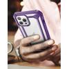 imageSUPCASE Unicorn Beetle EXO Series Case for iPhone 12 Pro Max 2020 Release 67 Inch Premium Hybrid Protective Clear Bumper CaseBlackPurple