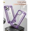 imageSUPCASE Unicorn Beetle EXO Series Case for iPhone 12 Pro Max 2020 Release 67 Inch Premium Hybrid Protective Clear Bumper CaseBlackPurple