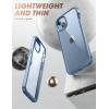imageSUPCASE Unicorn Beetle Edge XT Case for iPhone 14 Plus 67quot with Builtin Screen Protector Slim Frame Clear Protective Case AzureAzure