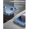 imageSUPCASE Unicorn Beetle Edge XT Case for iPhone 14 Plus 67quot with Builtin Screen Protector Slim Frame Clear Protective Case AzureAzure