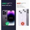 imageSUPCASE Unicorn Beetle EdgeMag Case for iPhone 14 Pro 61quot Compatible with MagSafe Slim Frame Clear Protective Case with Builtin Screen Protector BlackBlack