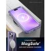 imageSUPCASE Unicorn Beetle EdgeMag Case for iPhone 14 Pro 61quot Compatible with MagSafe Slim Frame Clear Protective Case with Builtin Screen Protector BlackMauve