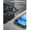 imageSUPCASE Unicorn Beetle EdgeMag Case for iPhone 14 Pro 61quot Compatible with MagSafe Slim Frame Clear Protective Case with Builtin Screen Protector BlackBlack