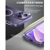 imageSUPCASE Unicorn Beetle EdgeMag Case for iPhone 14 Pro 61quot Compatible with MagSafe Slim Frame Clear Protective Case with Builtin Screen Protector BlackMauve