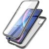 imageSUPCASE Unicorn Beetle Electro Series Case for iPhone Xr Case Plating Polished Metallic Slim Hybrid FullBody Protective Case with Builtin Screen Protector Black with Smoky Back