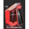 imageSUPCASE Unicorn Beetle Electro Series Case for iPhone Xs 2018  X 2017 Plating Glitter Slim Hybrid FullBody Protective Case with Builtin Screen Protector Red