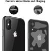 imageSUPCASE Unicorn Beetle Electro Series Case for iPhone Xs 2018  X 2017 Plating Polished Metallic Slim Hybrid FullBody Protective Case with Builtin Screen Protector Black with Smoky Back