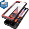 imageSUPCASE Unicorn Beetle Series Case Designed for iPhone SE 2nd generation  iPhone 7  iPhone 8 Premium Hybrid Protective Frost Clear Case RedBlack