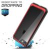 imageSUPCASE Unicorn Beetle Series Case Designed for iPhone SE 2nd generation  iPhone 7  iPhone 8 Premium Hybrid Protective Frost Clear Case RedBlack