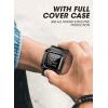 imageSUPCASE for Fitbit Versa 3 Band with Case Unicorn Beetle Pro MilitaryGrade Protection AntiResistant Rugged Men Cover with Adjustable Strap Wristband for Fitbit Versa 3  Fitbit Sense Black