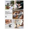 imageSUPCASE for MagSafe Wallet with Stand Magnetic Wallet for Men Hold 5 Cards Adjustable Stand RFID Blocking Phone Stand Credit Card Holder Tripod for iPhone 1615141312 Series BlackSilver