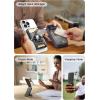 imageSUPCASE for MagSafe Wallet with Stand Magnetic Wallet for Men Hold 5 Cards Adjustable Stand RFID Blocking Phone Stand Credit Card Holder Tripod for iPhone 1615141312 Series BlackDark