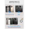 imageSUPCASE for MagSafe Wallet with Stand Magnetic Wallet for Men Hold 5 Cards Adjustable Stand RFID Blocking Phone Stand Credit Card Holder Tripod for iPhone 1615141312 Series BlackGenuine Leather