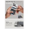 imageSUPCASE for MagSafe Wallet with Stand Magnetic Wallet for Men Hold 5 Cards Adjustable Stand RFID Blocking Phone Stand Credit Card Holder Tripod for iPhone 1615141312 Series BlackSilver