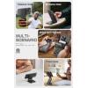 imageSUPCASE for MagSafe Wallet with Stand Magnetic Wallet for Men Hold 5 Cards Adjustable Stand RFID Blocking Phone Stand Credit Card Holder Tripod for iPhone 1615141312 Series BlackBlack