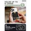 imageSUPCASE for MagSafe Wallet with Stand Magnetic Wallet for Men Women Hold 6 Cards RFID Blocking Strong Magnetic Lock Phone Stand Card Holder for iPhone 1615141312 Series Carbon BlackCarbon Black