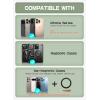 imageSUPCASE for MagSafe Wallet with Stand Magnetic Wallet for Men Women Hold 6 Cards RFID Blocking Strong Magnetic Lock Phone Stand Card Holder for iPhone 1615141312 Series Carbon BlackBattle Green
