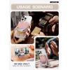 imageSUPCASE for MagSafe Wallet with Stand Magnetic Wallet for Men Women Hold 6 Cards RFID Blocking Strong Magnetic Lock Phone Stand Card Holder for iPhone 1615141312 Series Carbon BlackBlush Pink