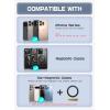 imageSUPCASE for MagSafe Wallet with Stand Magnetic Wallet for Men Women Hold 6 Cards RFID Blocking Strong Magnetic Lock Phone Stand Card Holder for iPhone 1615141312 Series Carbon BlackMidnight Blue