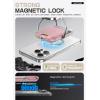 imageSUPCASE for MagSafe Wallet with Stand Magnetic Wallet for Men Women Hold 6 Cards RFID Blocking Strong Magnetic Lock Phone Stand Card Holder for iPhone 1615141312 Series Carbon BlackBlush Pink