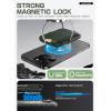 imageSUPCASE for MagSafe Wallet with Stand Magnetic Wallet for Men Women Hold 6 Cards RFID Blocking Strong Magnetic Lock Phone Stand Card Holder for iPhone 1615141312 Series Carbon BlackBattle Green
