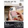 imageSUPCASE for MagSafe Wallet with Stand Magnetic Wallet for Men Women Hold 6 Cards RFID Blocking Strong Magnetic Lock Phone Stand Card Holder for iPhone 1615141312 Series Carbon BlackBlush Pink