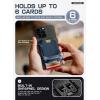 imageSUPCASE for MagSafe Wallet with Stand Magnetic Wallet for Men Women Hold 6 Cards RFID Blocking Strong Magnetic Lock Phone Stand Card Holder for iPhone 1615141312 Series Carbon BlackMidnight Blue