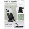 imageSUPCASE for MagSafe Wallet with Stand Magnetic Wallet for Men Women Hold 6 Cards RFID Blocking Strong Magnetic Lock Phone Stand Card Holder for iPhone 1615141312 Series Carbon BlackCarbon Black