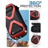 imageSUPCASE for Nintendo Switch 2 Carrying Case 2025 12 Game Card Storage MilitaryGrade Protection Spacious Portable Hard Shell Travel Bag for Nintendo Switch 2 Console ampamp Accessories BlackRed