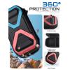 imageSUPCASE for Nintendo Switch 2 Carrying Case 2025 12 Game Card Storage MilitaryGrade Protection Spacious Portable Hard Shell Travel Bag for Nintendo Switch 2 Console ampamp Accessories BlackBlueRed
